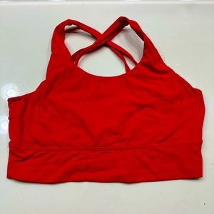 BuffBunny red Rosa sports bra size XL
